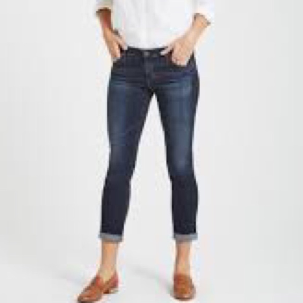 AG Stilt Cigarette Roll-Up Jeans